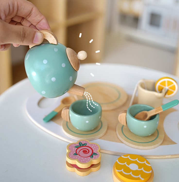 Wooden Afternoon Tea Dessert Set