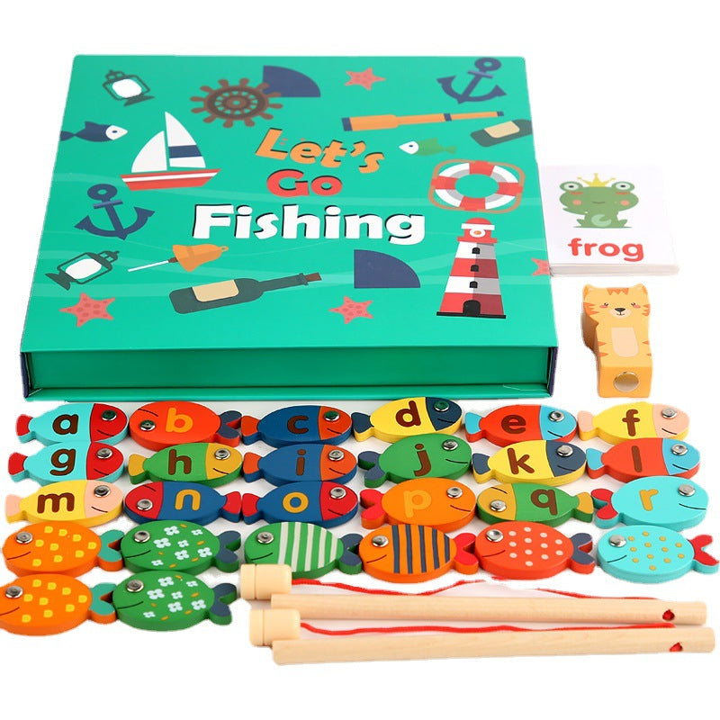 Wooden Magnetic Fishing Game