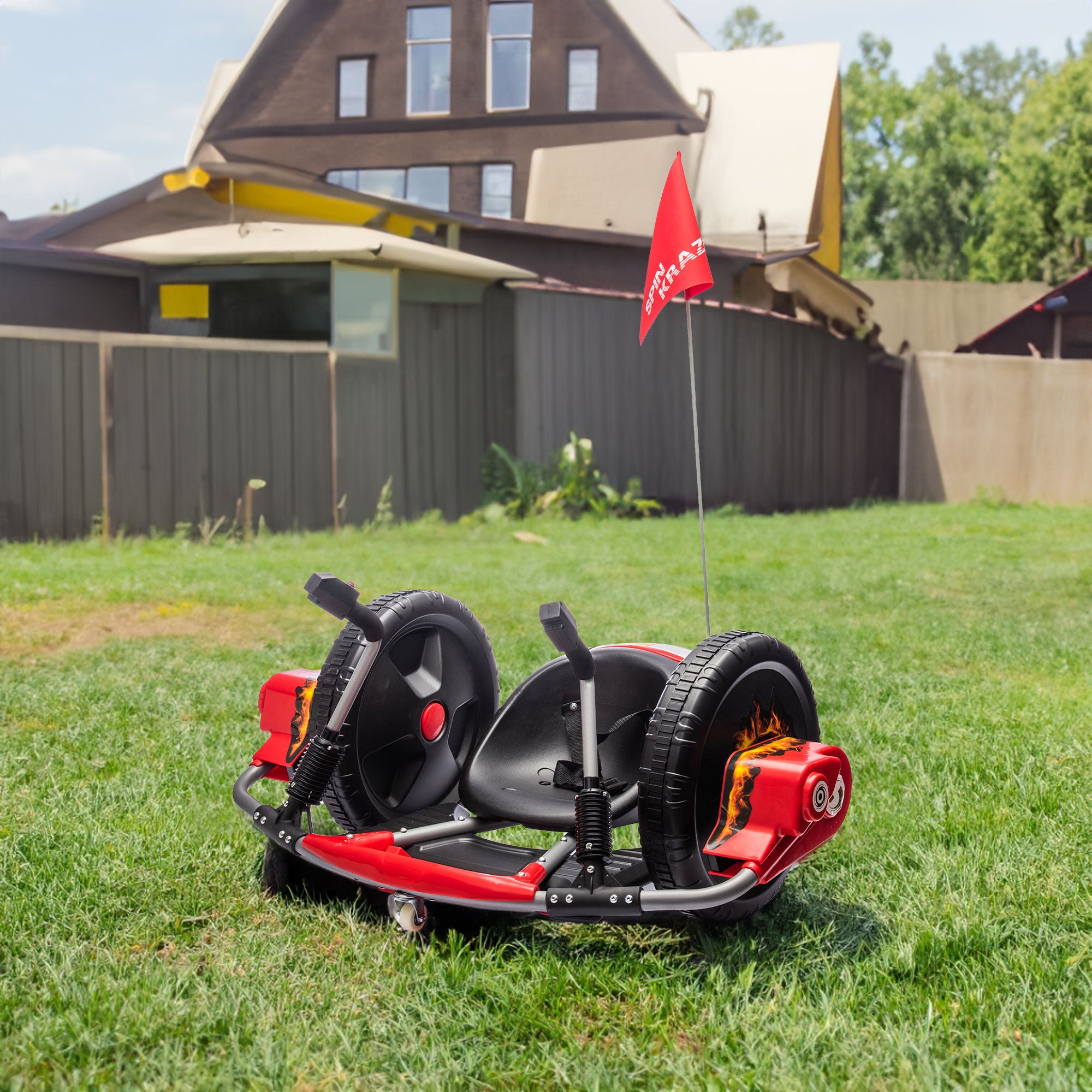 12V Kids Ride-On Electric Toy Car in Red