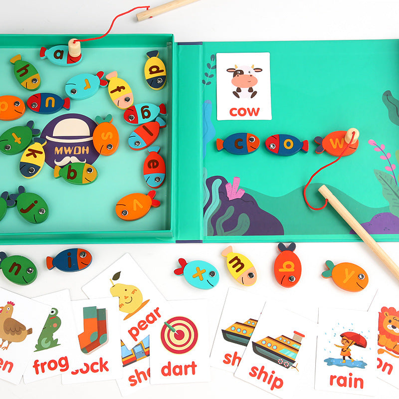 Wooden Magnetic Fishing Game