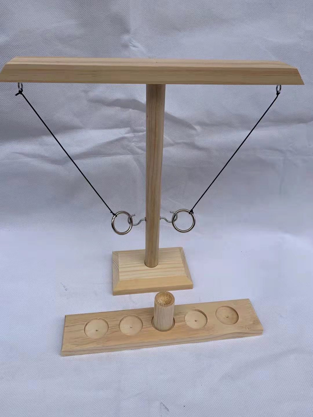 Wooden Ring Toss Game - Classic Family Fun