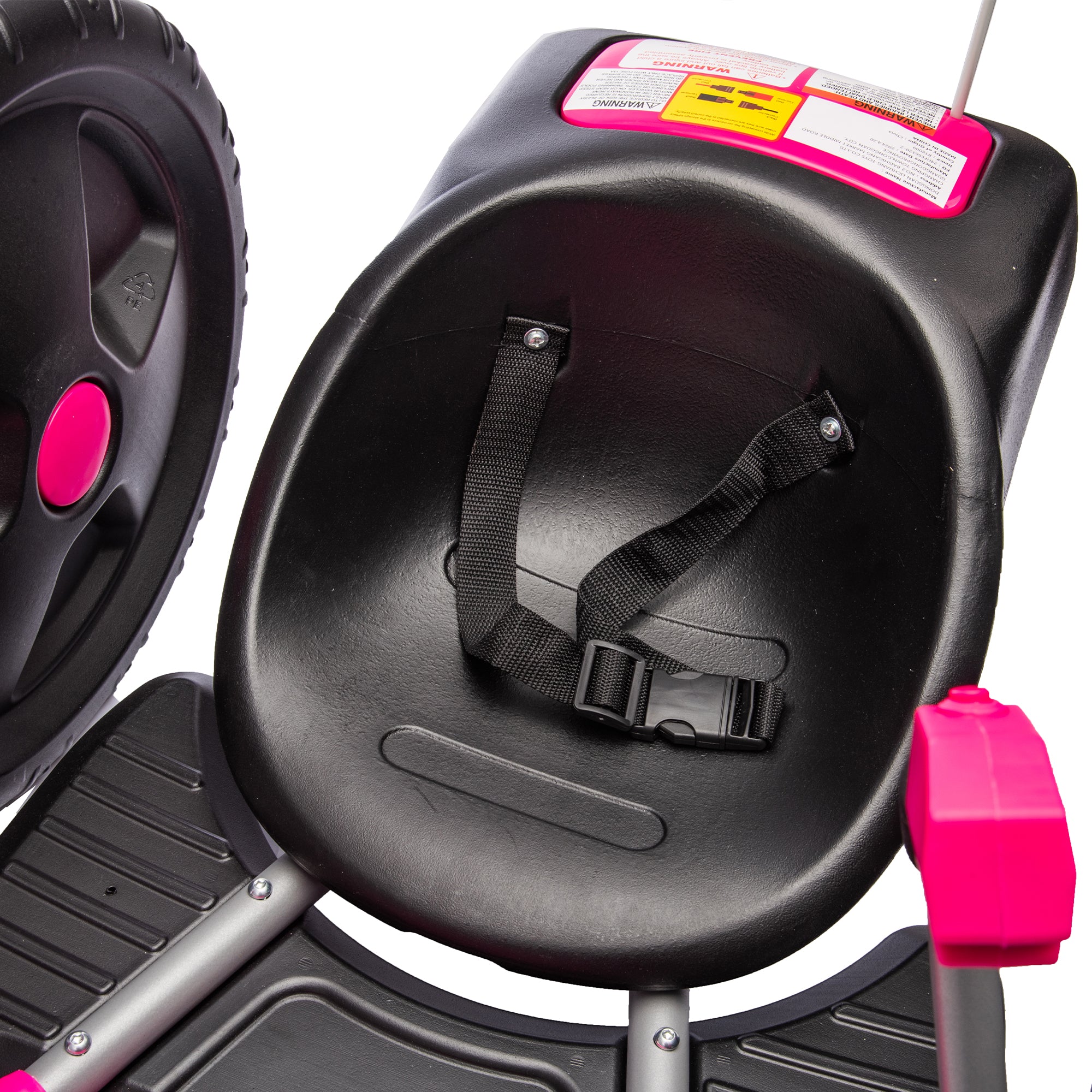 12V Kids Ride-On Electric Toy Car in Pink