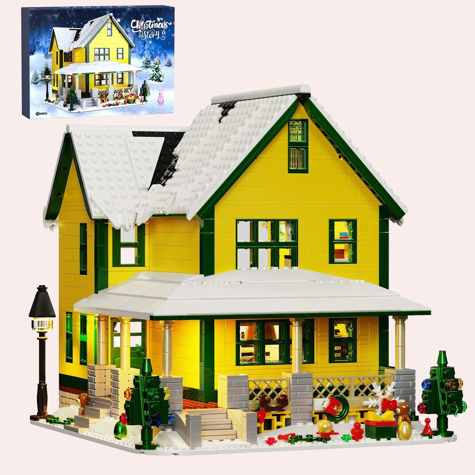 Christmas Story House Building Blocks Kit