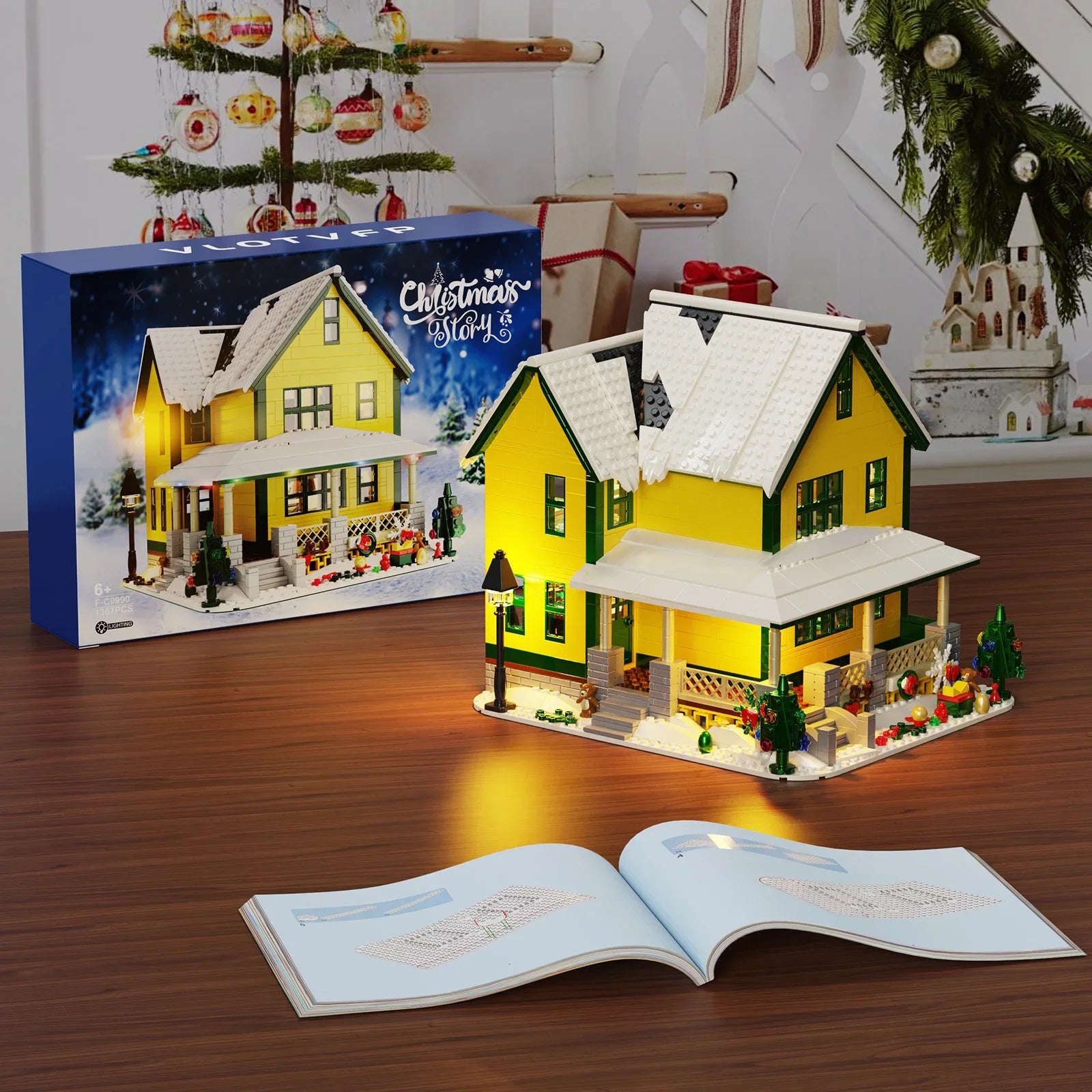 Christmas Story House Building Blocks Kit