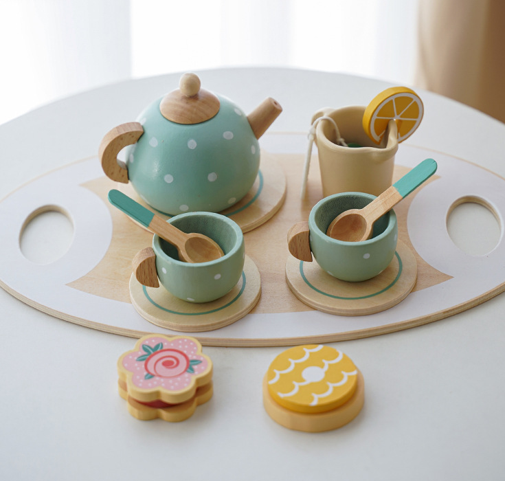 Wooden Afternoon Tea Dessert Set