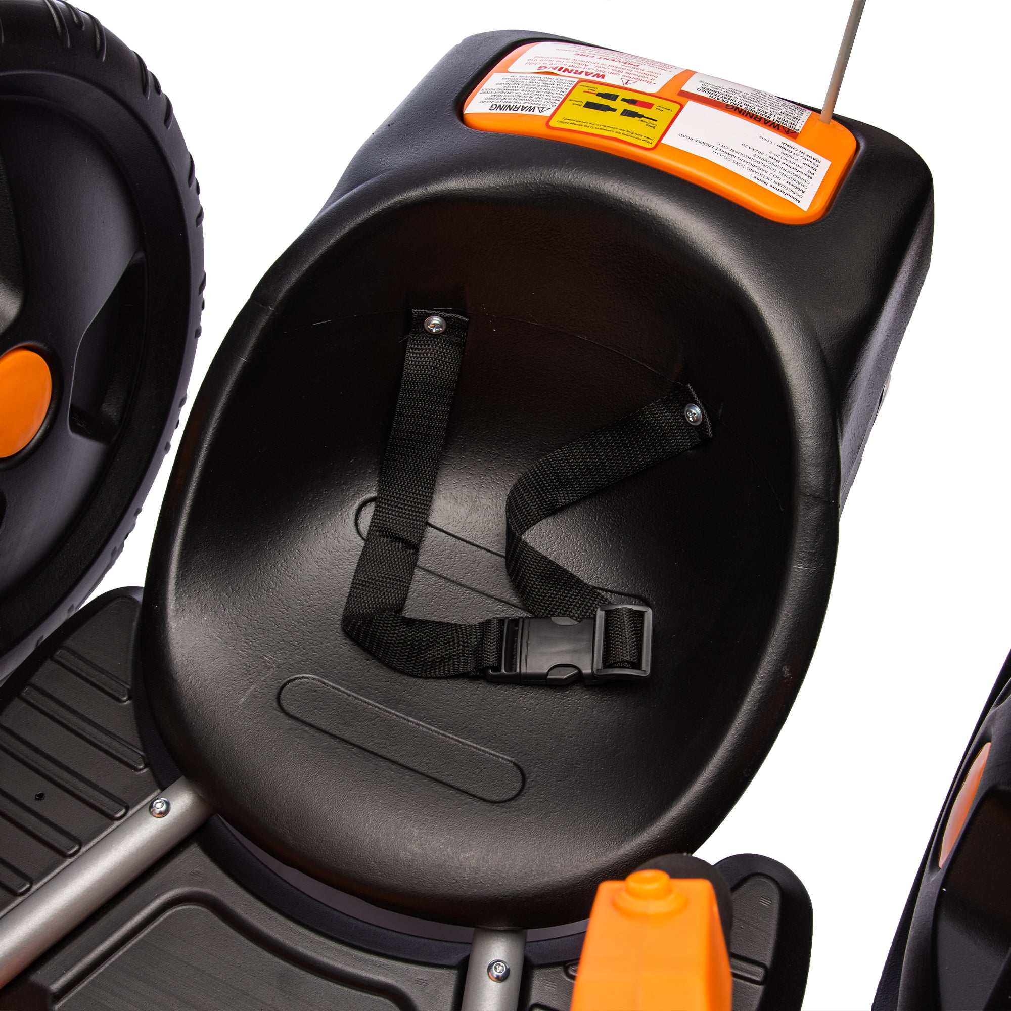 12V Kids Ride-On Electric Toy Car in Orange