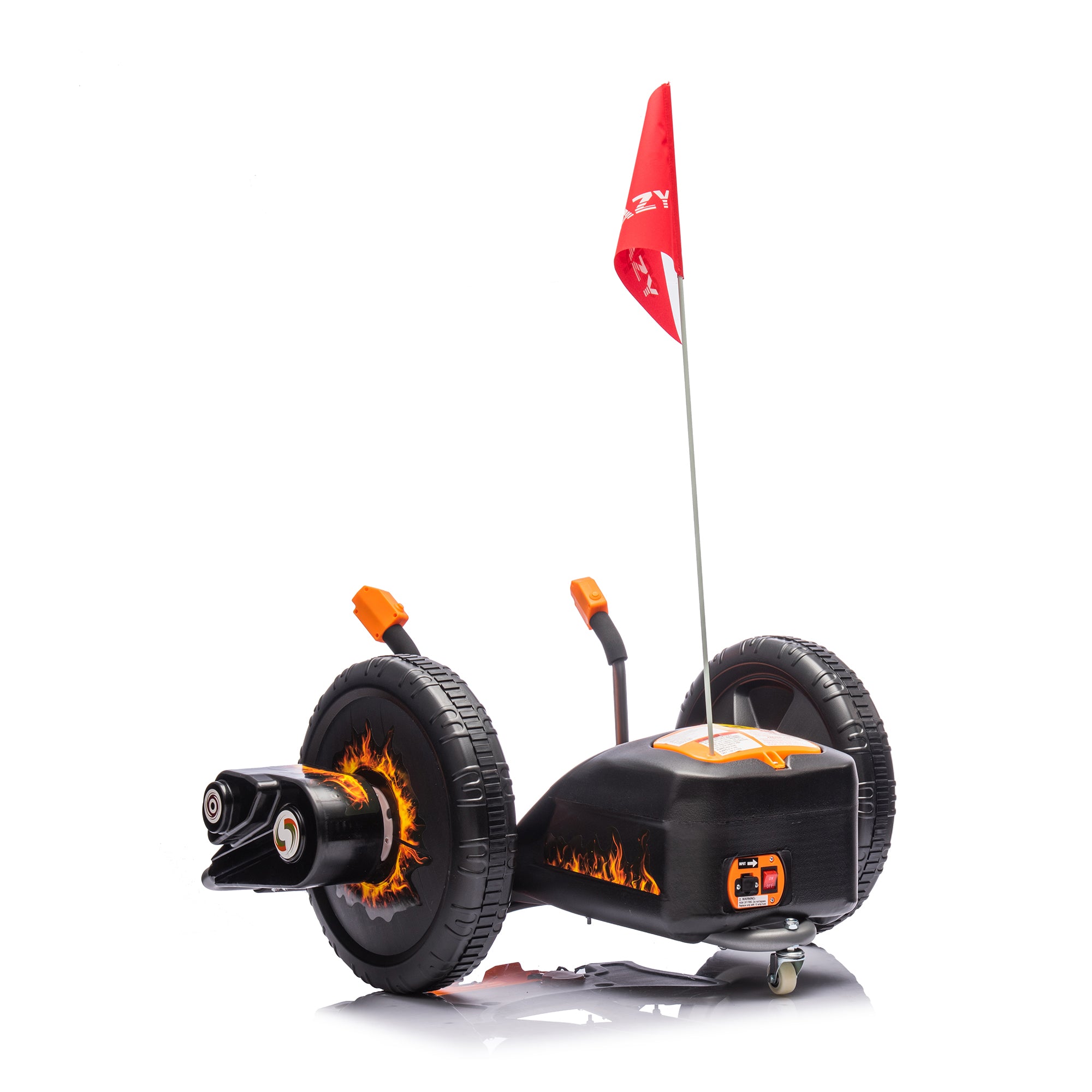 12V Kids Ride-On Electric Toy Car in Orange