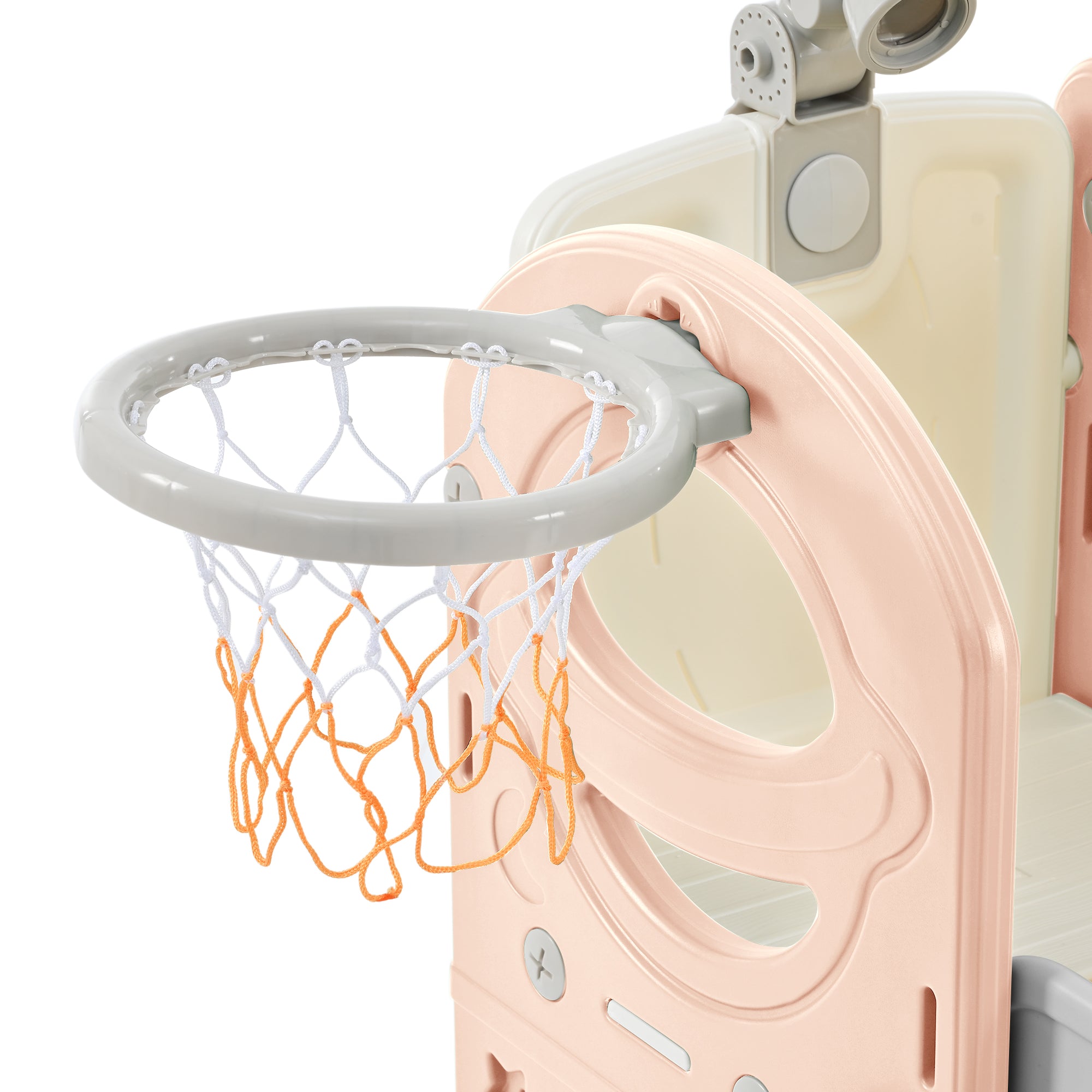 Kids 7-in-1 Slide Playset - Freestanding Spaceship Adventure