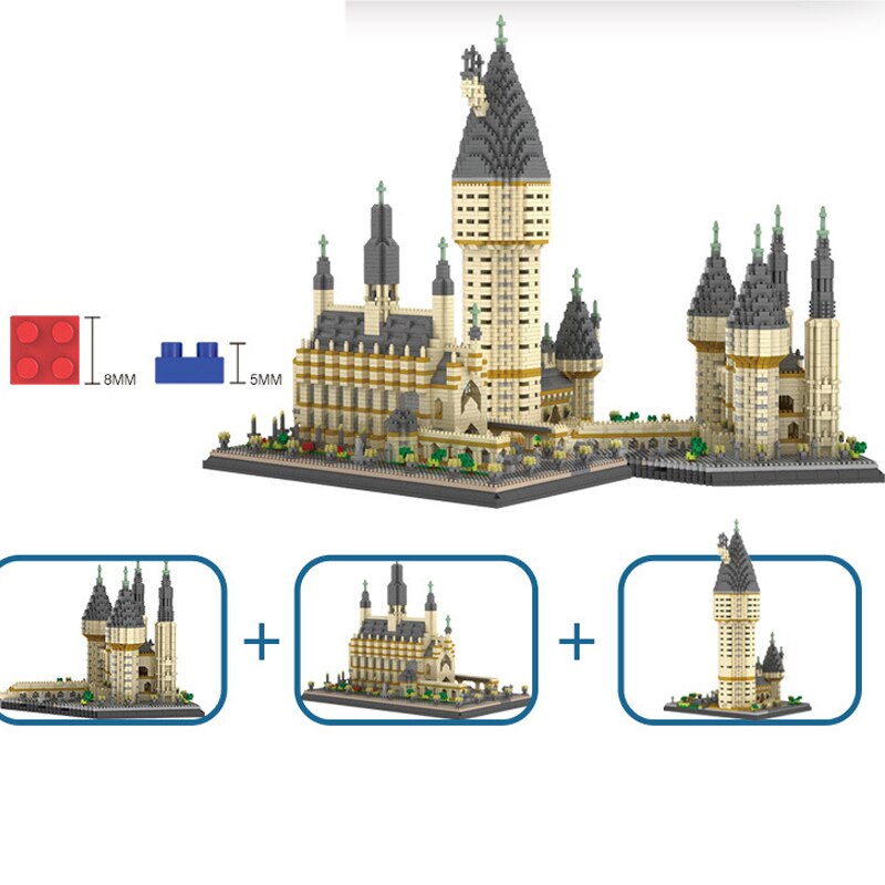 Hogwarts Castle 3D Model - Micro World Famous Architecture
