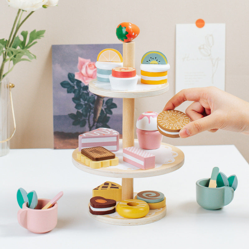 Children's Wooden Home Decor Dessert Set