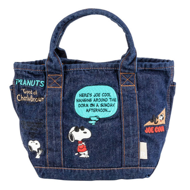 Snoopy Denim Canvas Handbag