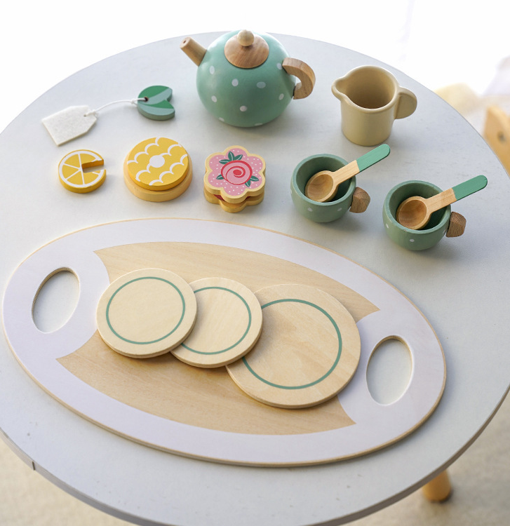 Wooden Afternoon Tea Dessert Set
