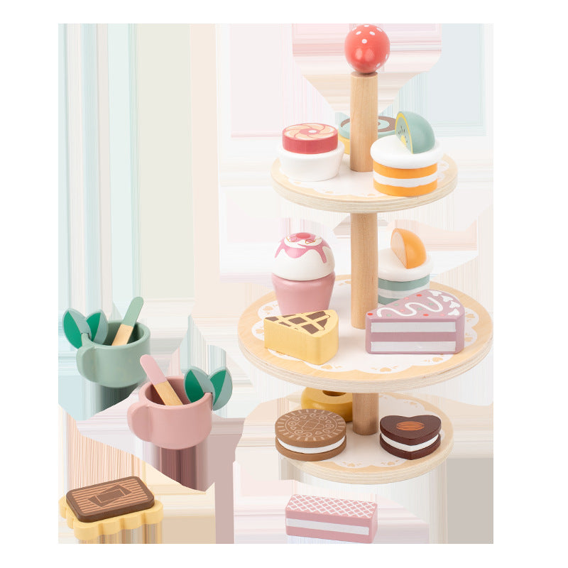 Children's Wooden Home Decor Dessert Set