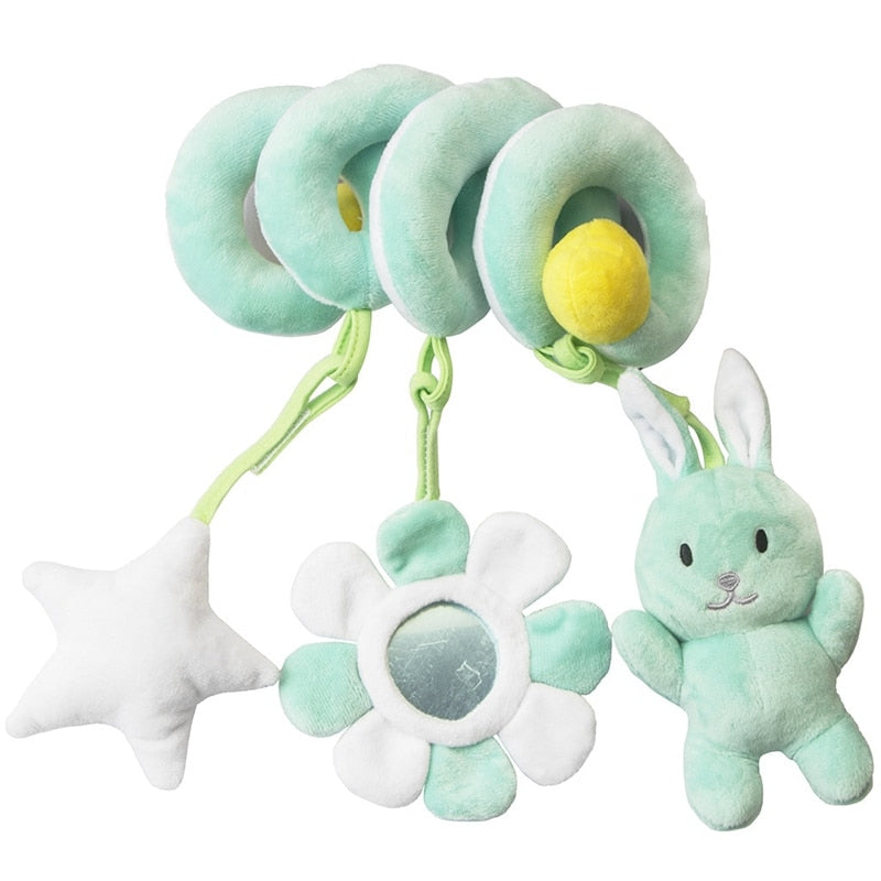 Hanging Spiral Rattle Mobile - Adorable Baby Toys for Newborns