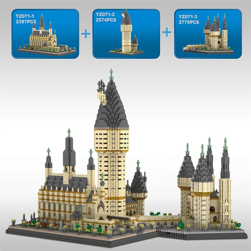 Hogwarts Castle 3D Model - Micro World Famous Architecture