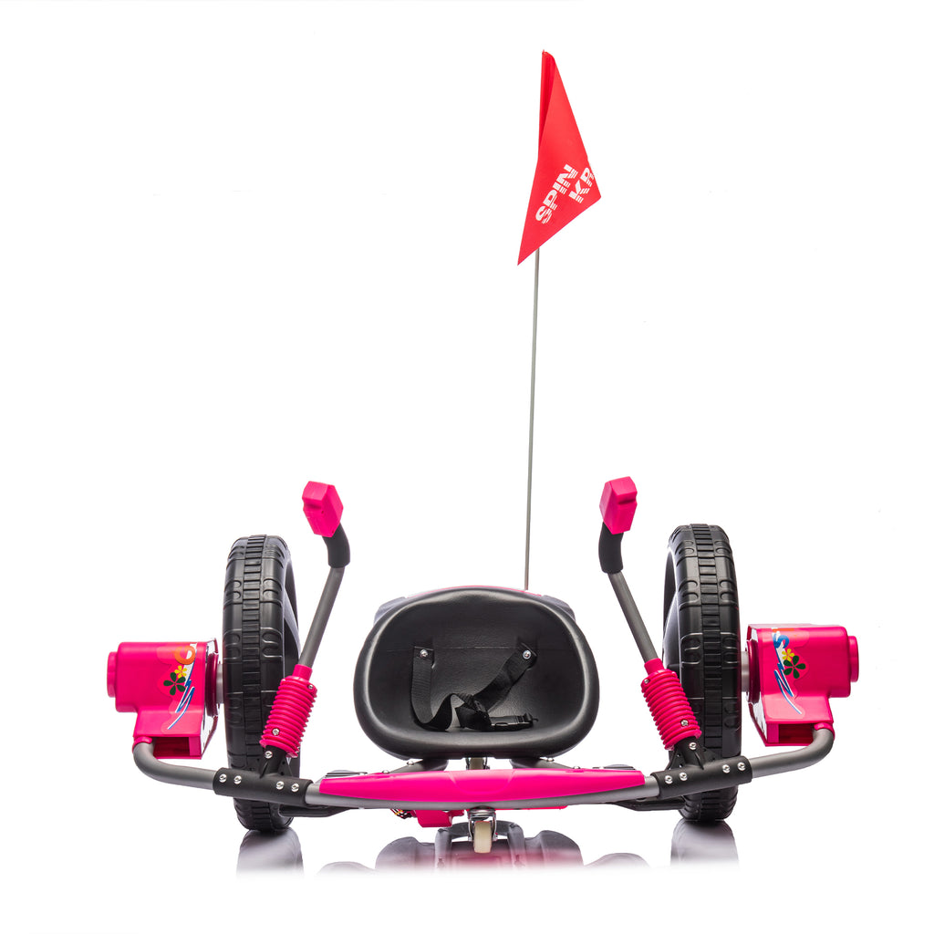 12V Kids Ride-On Electric Toy Car in Pink