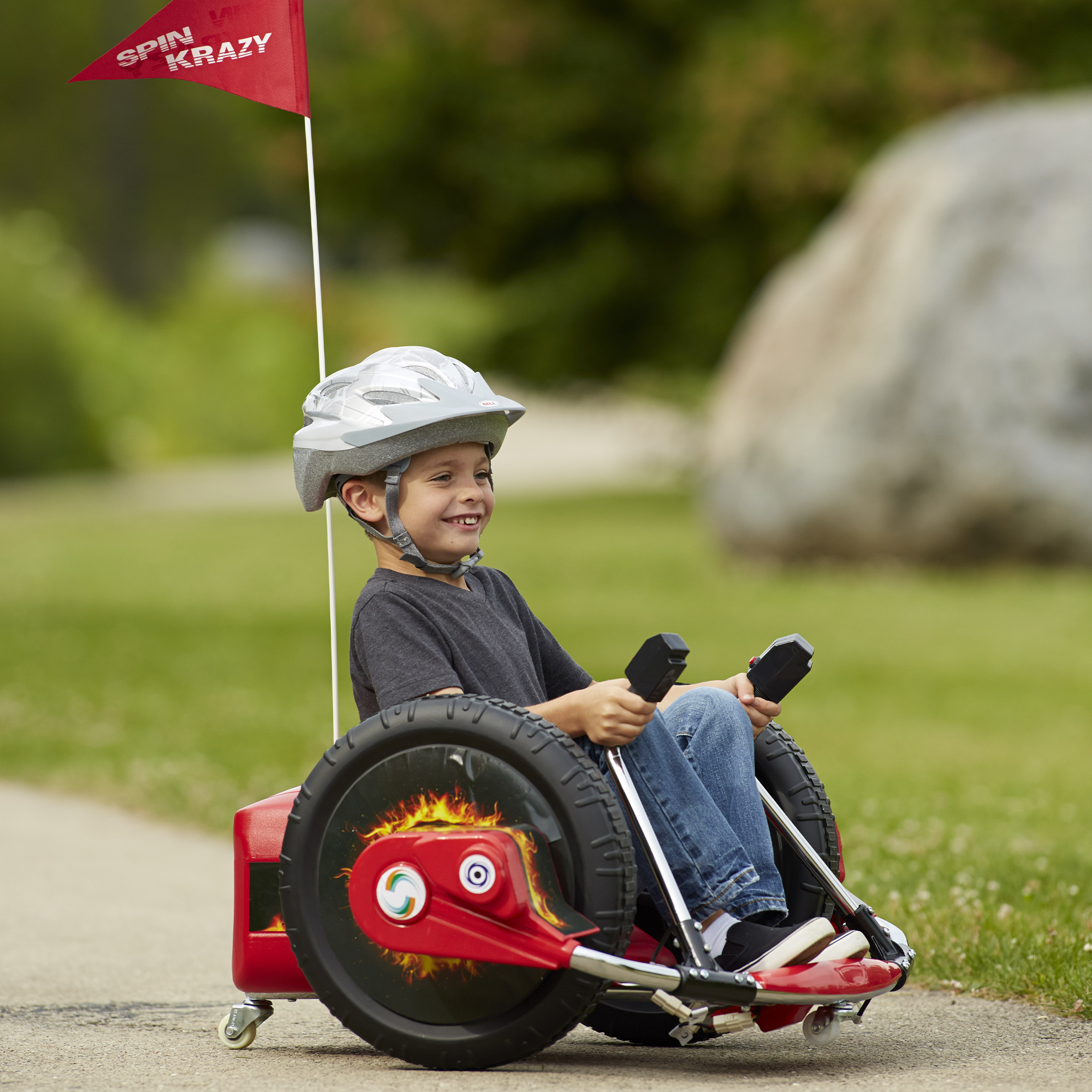 12V Kids Ride-On Electric Toy Car in Orange