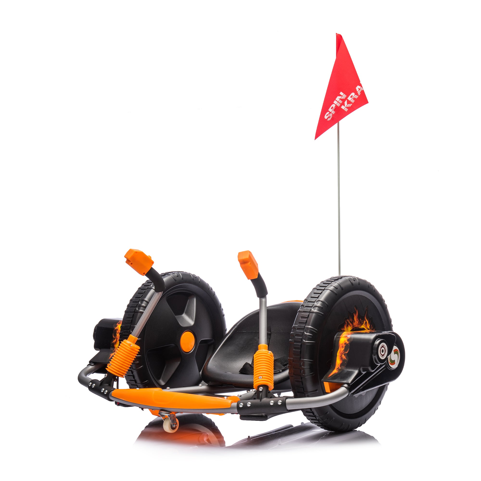 12V Kids Ride-On Electric Toy Car in Orange