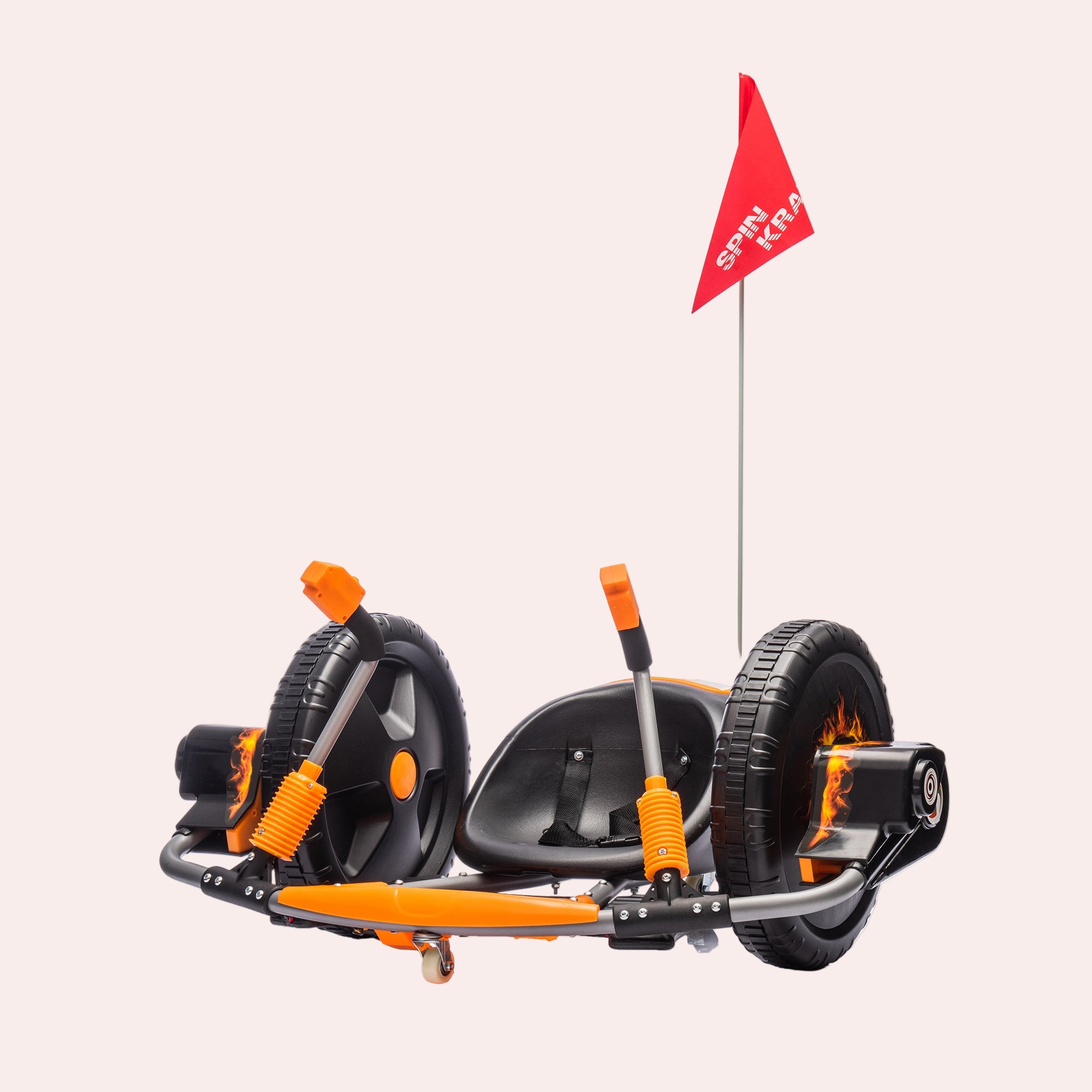 12V Kids Ride-On Electric Toy Car in Orange
