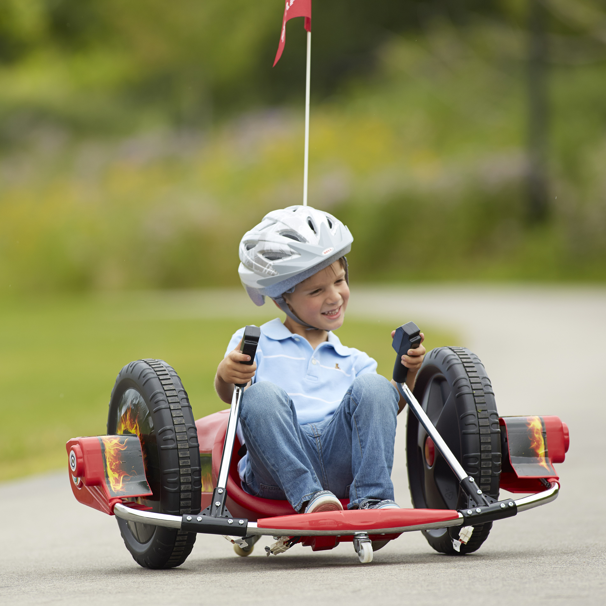 12V Kids Ride-On Electric Toy Car in Orange