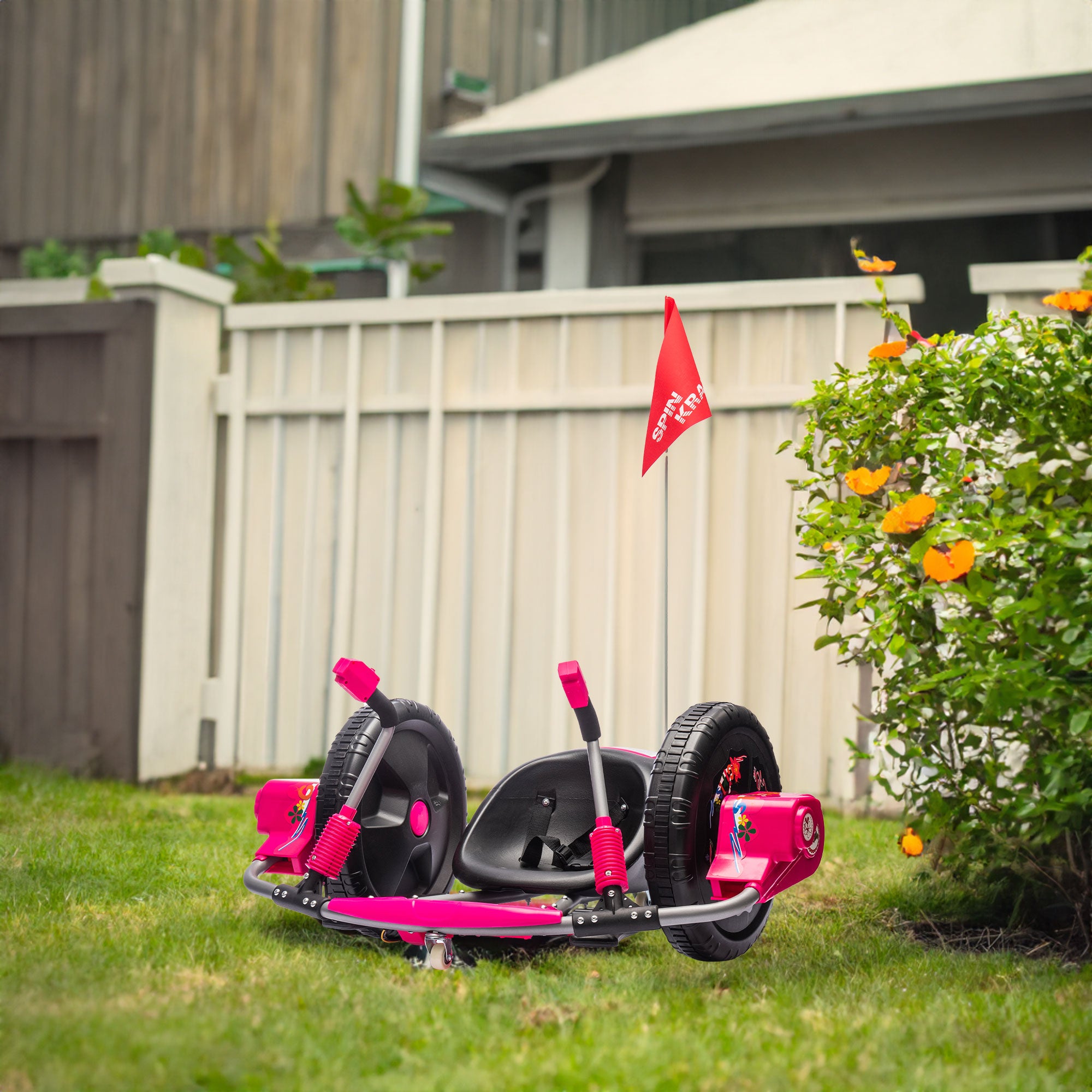 12V Kids Ride-On Electric Toy Car in Pink