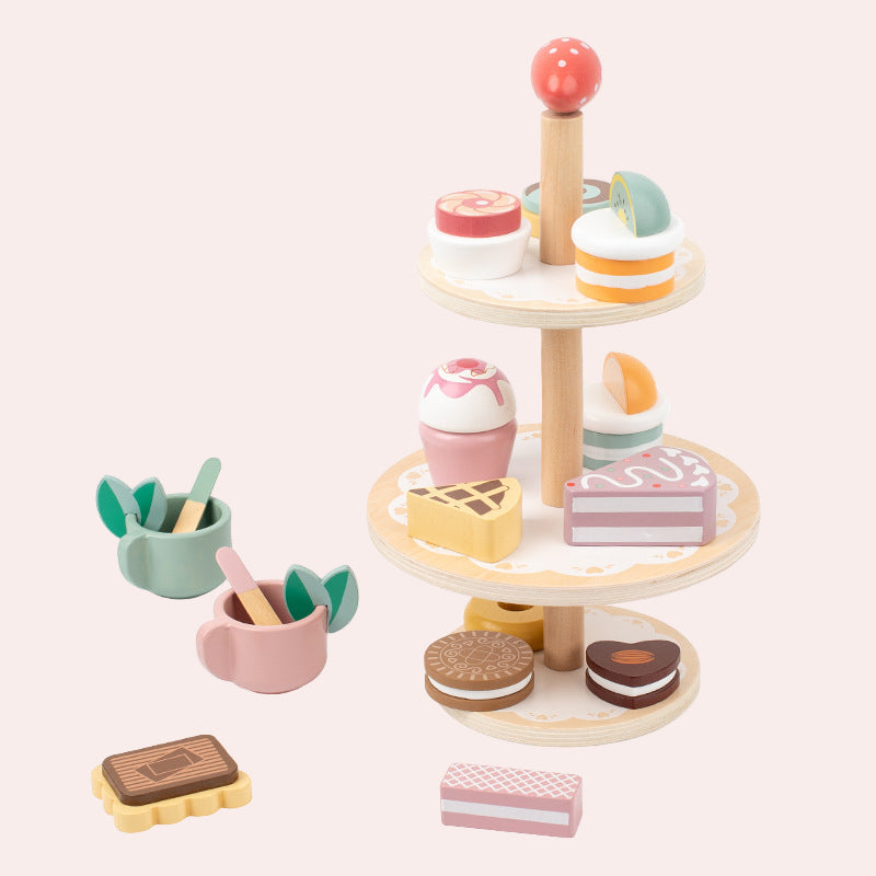 Children's Wooden Home Decor Dessert Set