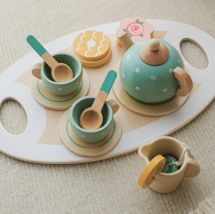 Wooden Afternoon Tea Dessert Set