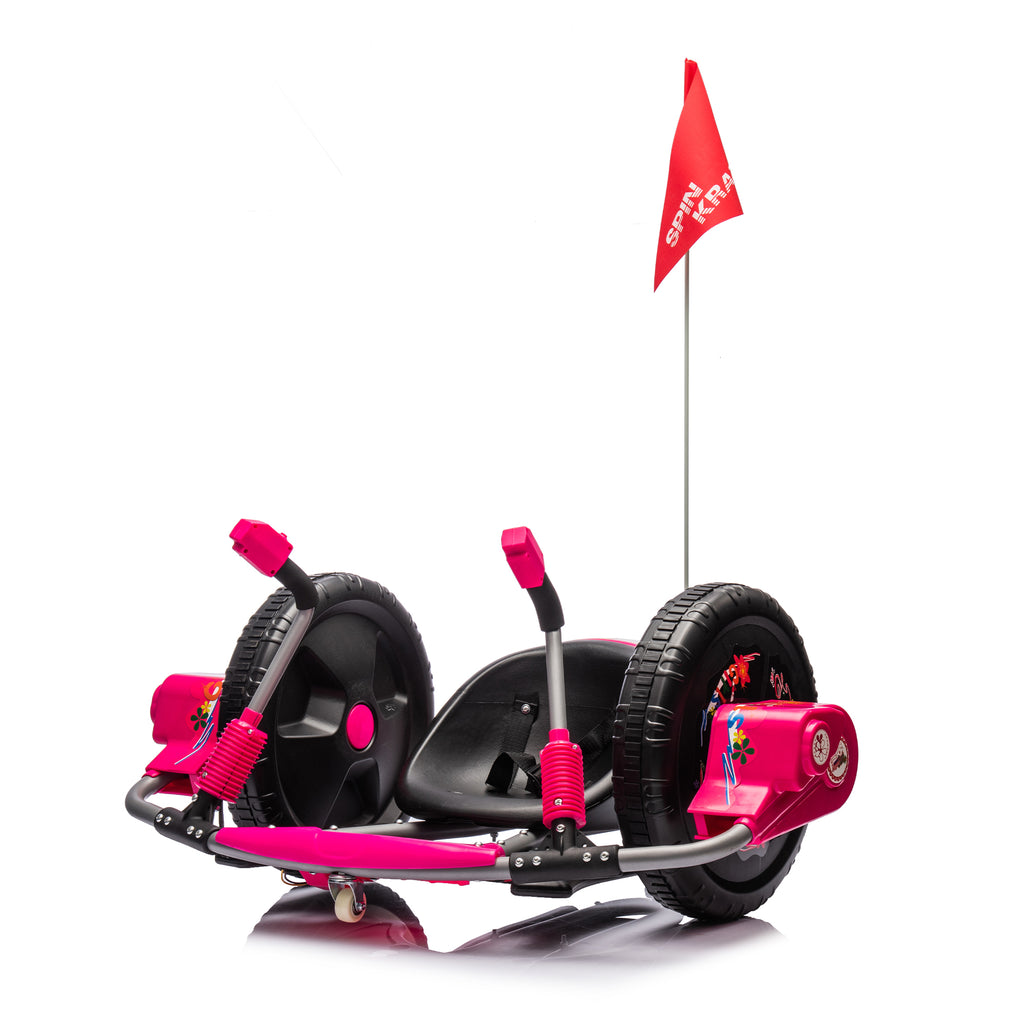 12V Kids Ride-On Electric Toy Car in Pink