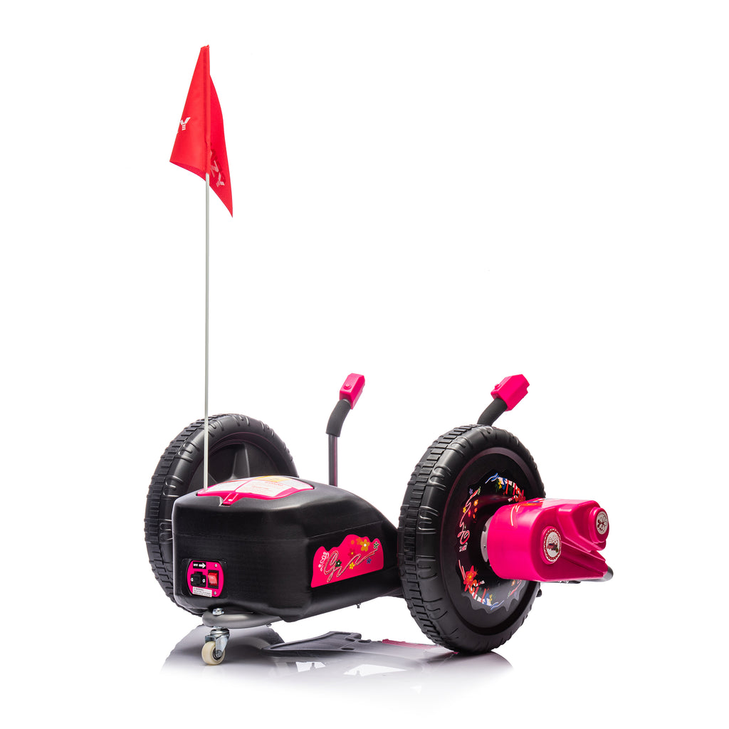 12V Kids Ride-On Electric Toy Car in Pink