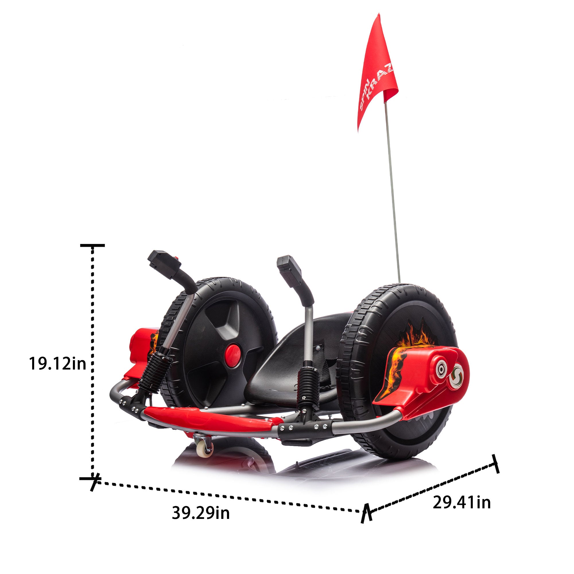12V Kids Ride-On Electric Toy Car in Red