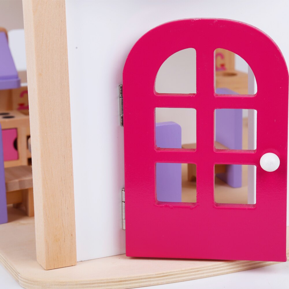 Wooden Dollhouse Furniture Miniature Toy Set