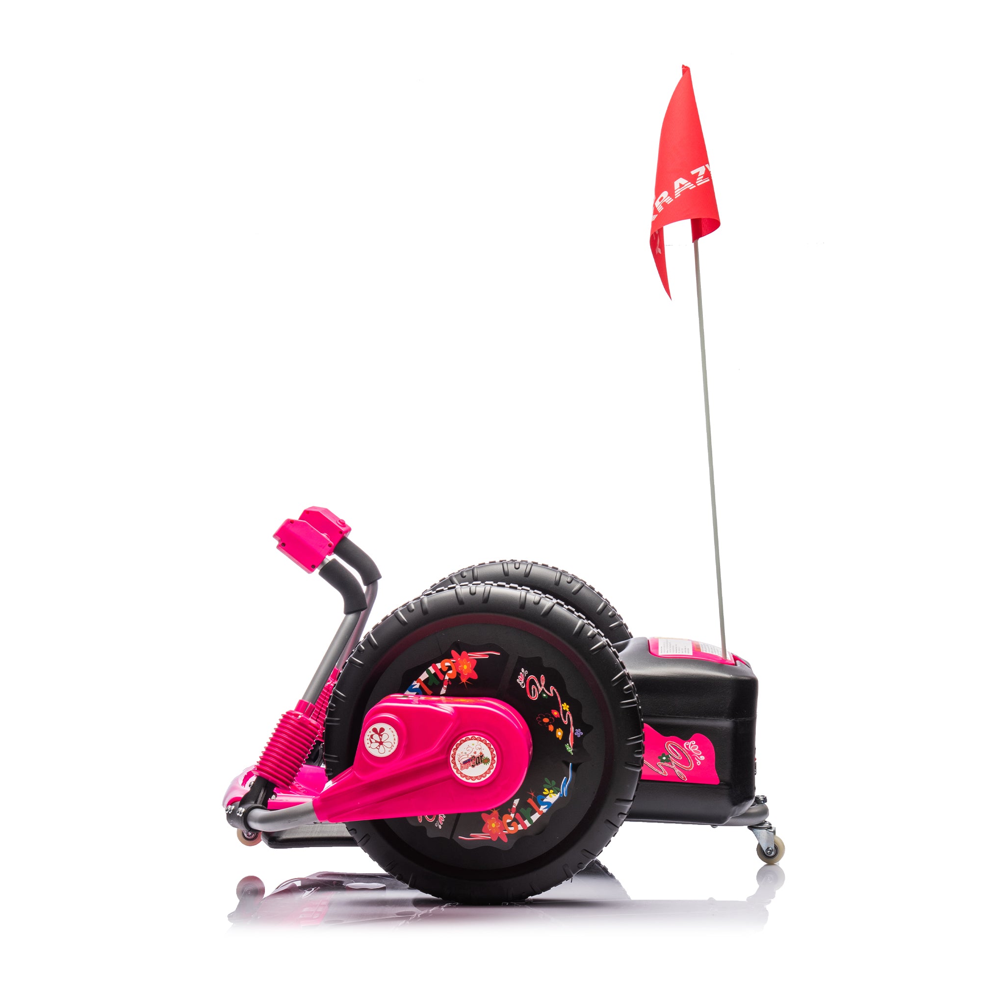 12V Kids Ride-On Electric Toy Car in Pink