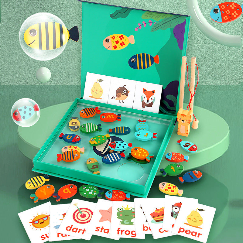Wooden Magnetic Fishing Game